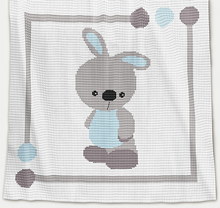 Ravelry: Baby Bunny Blanket pattern by Elena Balyuk