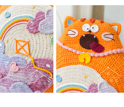 Kitty Sofa Cushion Cover photo 8