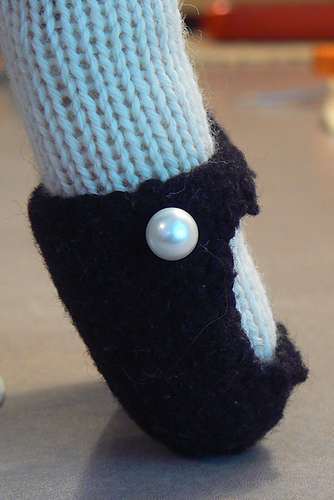Sock Monkey Mary Janes photo 3