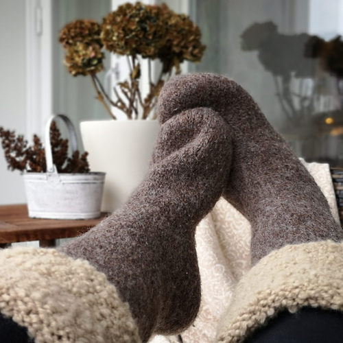 Smalen tova tøfler, voksne - bySuvisKnits