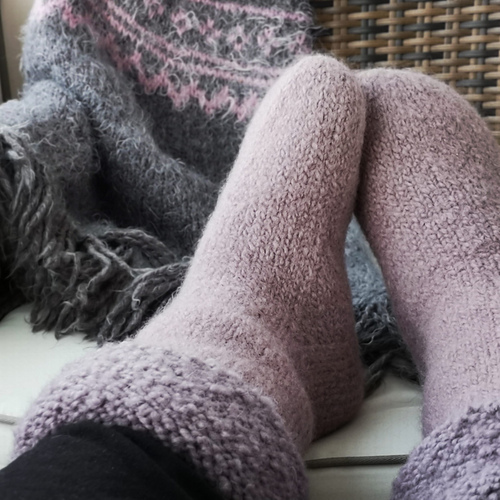 Smalen tova tøfler, voksne - bySuvisKnits