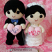 Kyle & Adele Wedding Dolls Pattern pattern 