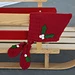 Holly Bobble Bonnet & Mitten Christmas Set pattern 