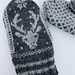 DEER Mitten pattern 