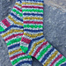 Bumpy Road Socks pattern 