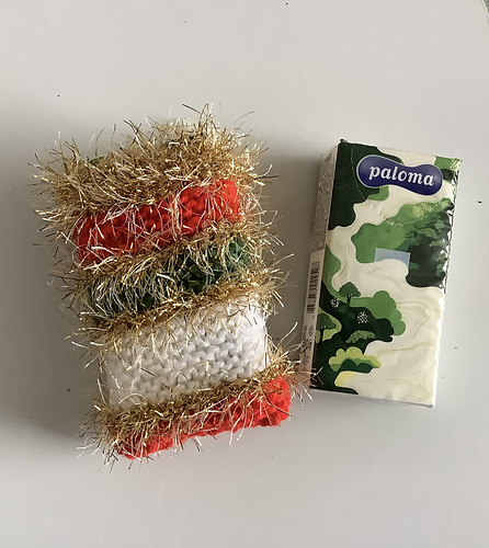Scrappy Paper Hankie Holder