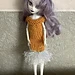 Monster High Mustard Dress pattern 