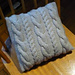 Knit Cable Pillow Pattern photo 4