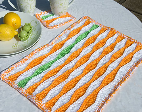 Summer Waves Placemat and Coaster photo 1