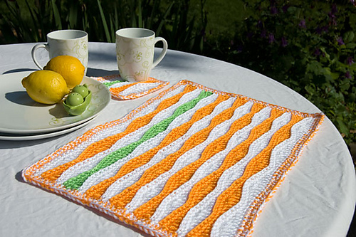Summer Waves Placemat and Coaster photo 4