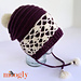 Snow Drops Hat pattern 