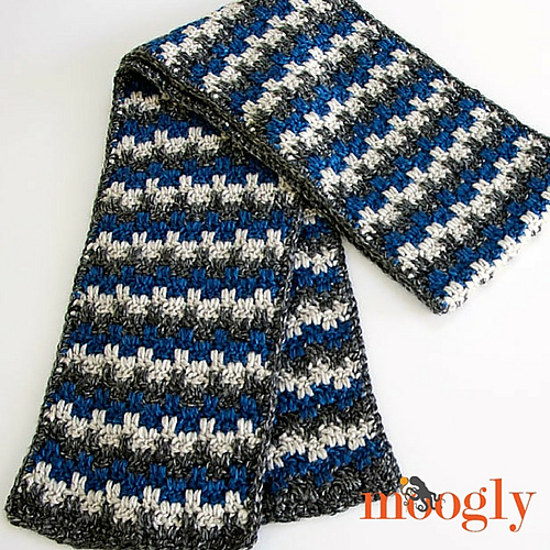 Stripes and Blocks Scarf photo 1