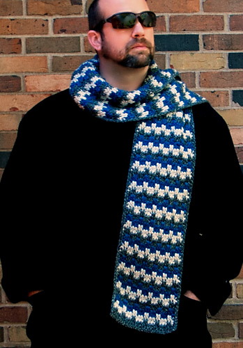 Stripes and Blocks Scarf photo 2