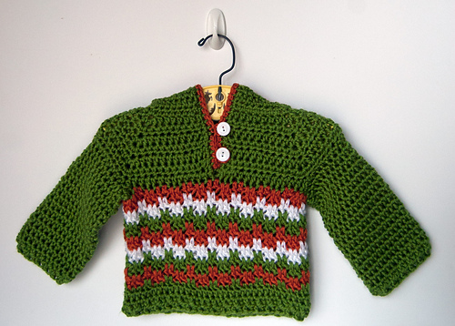 Leaping Crochet Baby Hoodie photo 2