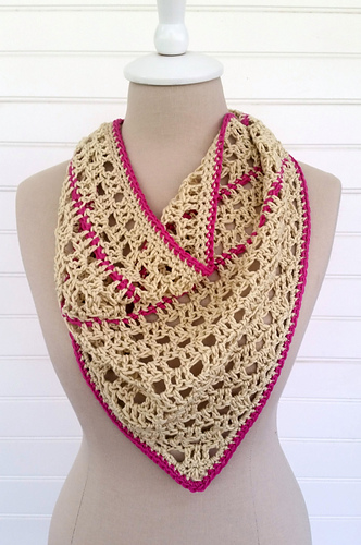 Pinstripe Bandana Scarf photo 1