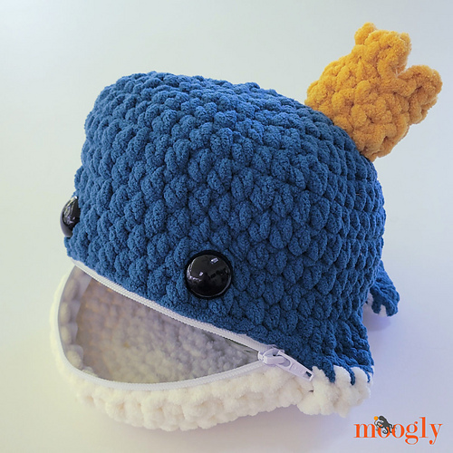 Blue Whale Zipper Pouch photo 2