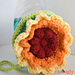 Rainbow Flower Scrubby Dishcloth photo 2