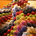 Blackberry Salad Striped Baby Blanket photo 3