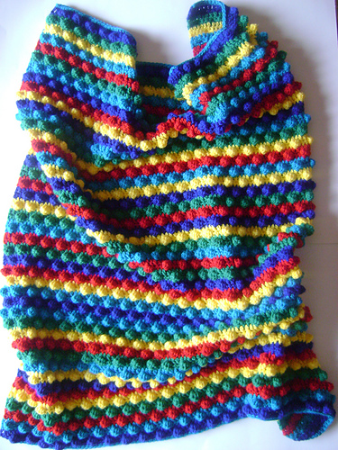 Blackberry Salad Striped Baby Blanket photo 3
