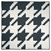 Houndstooth Squares Blanket pattern 