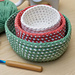 Cord Nesting Bowls pattern 