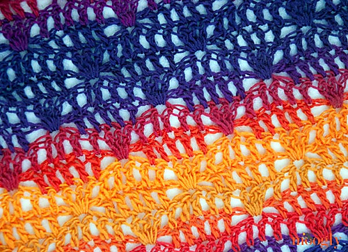 Sunset Shawlette photo 5