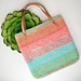 Sherbet Stripes Tote pattern 