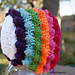 Blackberry Salad Striped Baby Bonnet photo 3