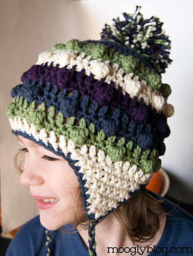Bobble Poof Earflap Hat photo 3