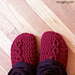 Simple Chunky Cable Crochet Slippers photo 3