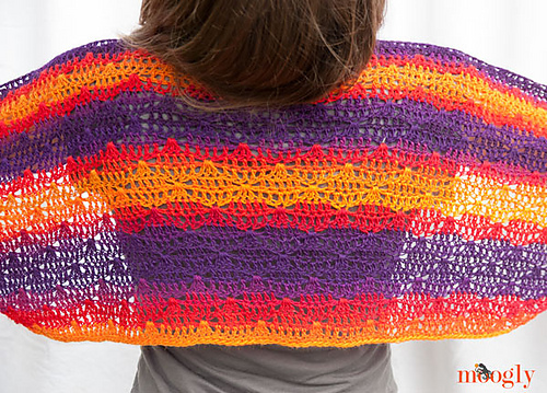 Sunset Shawlette photo 3