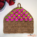 Strawberry Basket Tunisian Dishcloth photo 3