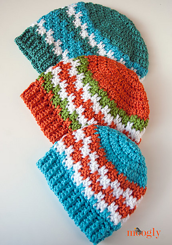 Leaping Stripes and Blocks Beanies photo 4