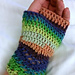 Chevron Lace Fingerless Mitts photo 3