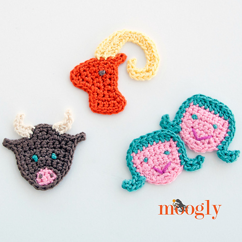 Zodiac Appliques: Aries, Taurus, Gemini photo 1