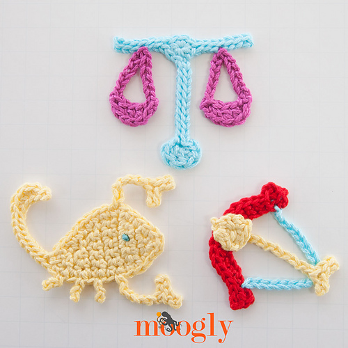 Zodiac Appliques: Libra, Scorpio, and Sagittarius photo 1