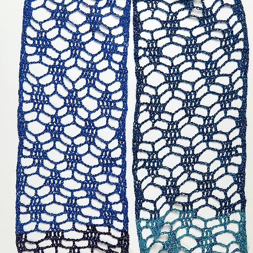 One Skein Diamond Lace Scarf photo 2