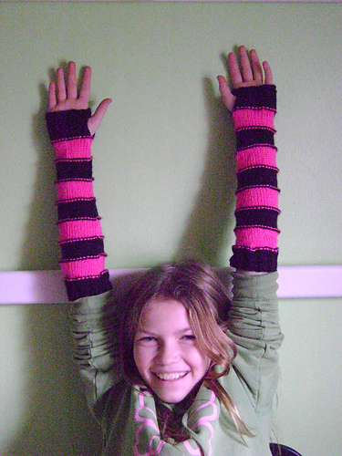 Sweet Striped Arm Warmers photo 4