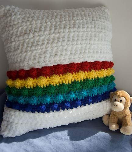 Rainbow in the Clouds Pillow photo 1