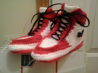 crochet jordans