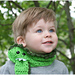 Monster Keyhole Scarf pattern 