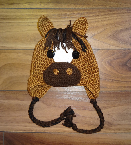 Horse Hat Crochet Pattern - Sheri Wentzell
