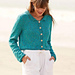 185-21 Cardigan à col polo pattern