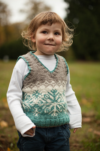 Snow Flurry Childrens Vest photo 1
