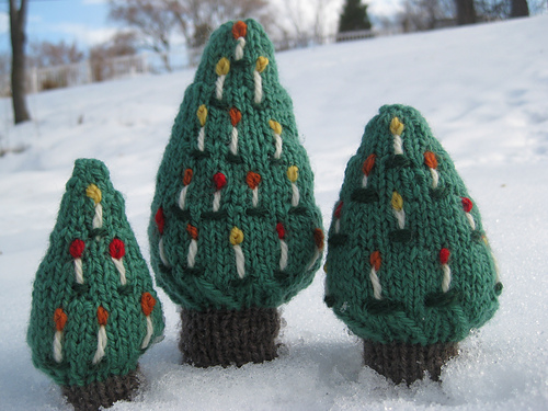 Candlelit Christmas Trees photo 2