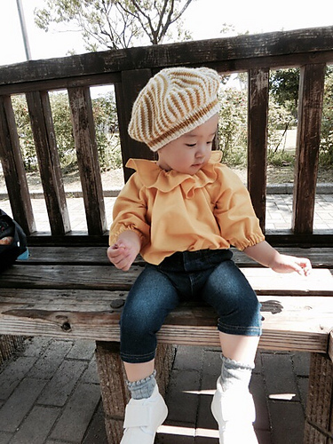 Stripey Doll Beret/Tam photo 2