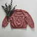 Mum's Popcorn Sweater pattern 