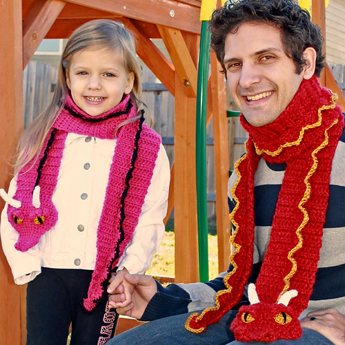 Ravelry: Dragon Scarf pattern by Joni Memmott / BriAbby