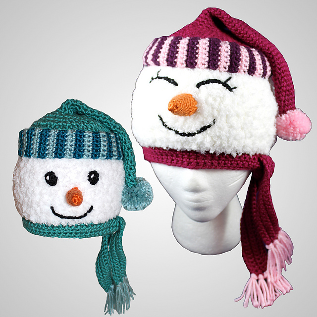 Snowman knit hat pattern Clearance