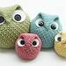 Chubby Owl Family pattern 